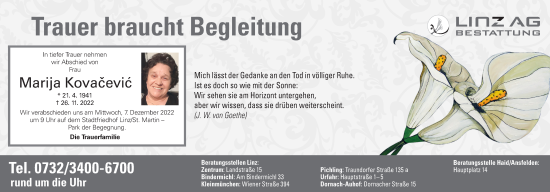 Traueranzeige von Alfred Winkler und Ulrike Gerlinde Salzer  von OÖNachrichten