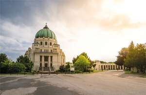 Der Zentralfriedhof in Wien